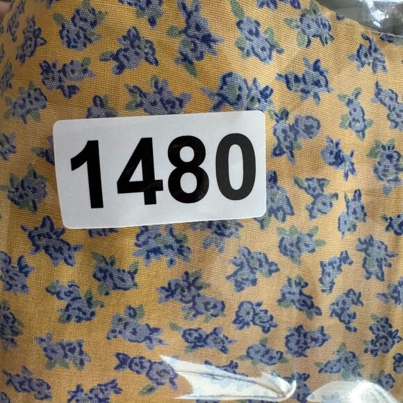 Casual Corner Womens Maxi Dress‎ Yellow Floral Faux Wrap Dress 6 Modest Cottage - Picture 8 of 8